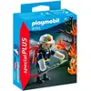Image de PLAYMOBIL 9093 - Pompier avec Arbre en Feu - Neuf