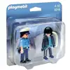 Image de PLAYMOBIL 9218 - Duo Policier et Voleur - Neuf