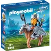 Image de PLAYMOBIL 9345 Nain et poney avec armure