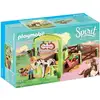 Image de Set de construction Playmobil 9480 Spirit Riding Abigaëlle et Boomerang 56 pièces avec coffret Noir - Neuf