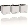 Image de 3 Pcs Jardinières Green Wall Home Kit Blanc Lechuza