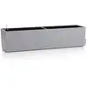 Image de Lechuza Jardiniere - Balconera Stone 80 - 79 X 19 X 19 Cm - 12 L - Kit Complet - Gris Pierre