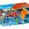 Image de PLAYMOBIL City Action 70144 Catastrophe maritime : sauvetage d'un kitesurfeur avec bateau