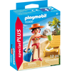 Image de PLAYMOBIL Touriste avec chaise longue