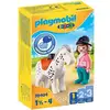 Image de PLAYMOBIL 1.2.3 - 70404 - Cavaliere avec cheval - Neuf