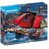 Image de Playmobil 70411 Bateau Pirates - Les Pirates - Navire de Guerre - en en quête du trésor - avec Trois Personnages, Deux canons et Un Bateau Flottant - Aventure - Dès 5 Ans en occasion ou reconditionné