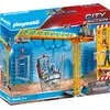 Image de Grue de chantier RC PLAYMOBIL avec élément de construction