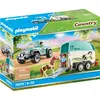 Image de PLAYMOBIL Country 70511 Voiture avec remorque à poney