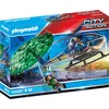 Image de PLAYMOBIL City Action : Hélicoptère de la police - Poursuite avec parachute - 70569