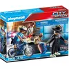 Image de PLAYMOBIL, Polizei-Fahrrad: Verfolgung des Taschendiebs, 70573