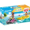 Image de PLAYMOBIL Family Fun 70906 Starter Pack Scooter des mers avec bateau banane