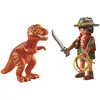 Image de Aventurier avec T-Rex