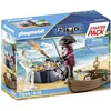 Image de Playmobil 71254 Starter Pack Pirate et Barque - Les Pirates - en quête du trésor - avec Un Personnage, Un Squelette, Une Barque et des Accessoires - Coffret découverte idée Cadeau - Dès 4 Ans en occasion ou reconditionné