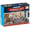 Image de PLAYMOBIL 71347 Calendrier de l'Avent - Police- - La magie de Noël - 24 cases a ouvrir- pour attendre Noël - Neuf