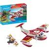 Image de Hydravion de Pompiers PLAYMOBIL avec Fonction d'Extinction et Flottabilité - Neuf
