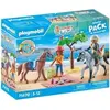 Image de Coffret PLAYMOBIL Amélia et Ben : Aventure Équestre avec Chevaux - Neuf