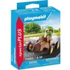 Image de Enfant avec voiture de karting PLAYMOBIL Special Plus - Aventure de course - Neuf