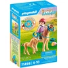 Image de PLAYMOBIL PLAYMOBIL 71498 Kind mit Pony und Fohlen 71498
