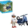 Image de Vespa 150 Sprint Veloce 1969 en Bleu - Jouet Collectible PLAYMOBIL - Neuf