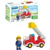 Image de Camion de Pompier Playmobil Junior 71683 avec Échelle Pivotante et Nacelle Mobile - Neuf