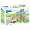 Image de Camion Ouvrier PLAYMOBIL Junior avec Garage et Accessoires - Neuf