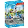 Image de Ensemble Policier Cycliste avec Borne de Recharge Électrique PLAYMOBIL - Neuf