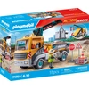 Image de PLAYMOBIL city action 71750 camion de chantier avec grue, ouvrier, accessoires