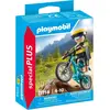 Image de Plm Cycliste Vtt Et Souche Arbre
