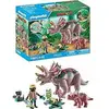 Image de PLAYMOBIL 71821 Tricératops avec bébé et explorateur - Neuf