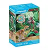 Image de Playset Playmobil Dinos 71823 Velociraptor avec Explorateur et Lasso 18 pièces Coloris unique - Neuf