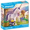 Image de Set de figurines Playmobil 71843 Licorne porte-bonheur et fée, détails décoratifs, lavande - Neuf