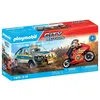 Image de Playmobil 71875 Pick-up de police, moto & 2 personnages, Les policiers - Neuf