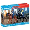 Image de Jeu de figurines Playmobil City Action 71877 Policiers cavaliers 18 pièces Multicolore - Neuf