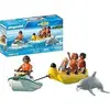 Image de Playmobil 71905 Scooter des mers, banane tractée & 4 personnages, My Life Vacances a la plage, 22 pieces, des 4 ans - Neuf
