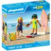 Image de Playset Cours de surf Playmobil 71907 My Life 2 personnages 2 planches Multicolore - Neuf