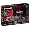 Image de Coffret PLAYMOBIL WWE 71956 Le Ring avec scène d'entrée et accessoires 152 pièces Noir et gris - Neuf