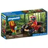 Image de Quad tout-terrain Playmobil 72064 avec 1 figurine et accessoires Rouge et noir - Neuf