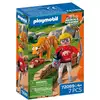 Image de Playmobil Zoo Tigre et visiteur 72089 avec figurine et accessoires - Neuf