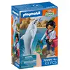 Image de Playmobil Zoo Set 72091 Figurine Visiteur et Dauphin Multicolore - Neuf