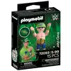 Image de PLAYMOBIL WWE 72093 John Cena Figurine d'action collection avec accessoires 15 pièces Noir/Vert/Bleu - Neuf