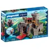 Image de PLAYMOBIL 72112 Château Fort Chevaliers du Lion, Tour de guet, Pont-levis, 183 Pièces, Gris et Rouge - Neuf