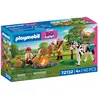 Image de PLAYMOBIL 72132 Balade a cheval et feu de camp