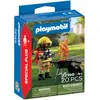 Image de PLAYMOBIL, Spécial pompier avec foyer de feu - 72149