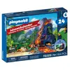 Image de Calendrier de l'Avent PLAYMOBIL 72225 Dinos Dino Expedition 2026 24 surprises 64 pièces Volcan, dinos mobiles et figurine de chercheur - Neuf
