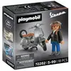 Image de Playmobil 72282 Vespa 80e anniversaire Style Original Set de construction Scooter Argent avec figurine Marron - Neuf
