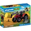 Image de PLAYMOBIL, Tracteur agricole grand modèle avec bottes de foin - 72305
