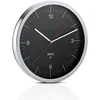 Image de Blomus horloge murale CRONO radio horloge murale analogique en acier inoxydable noir
