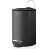 Image de Blomus Tubo Poubelle à pédale, Poubelle, Poubelle à déchets, Plastique / Acier laqué époxy, Anthracite, 3 L, 68888
