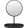 Image de Miroir de maquillage Blomus MODO, miroir de salle de bain, miroir de maquillage, acier revêtu de titane, caoutchouc, silicone, 69085