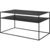 Image de Table basse Blomus FERA, noire, table, table de salon, acier avec revêtement en poudre, noire, 90 x 50 cm, référence 66007